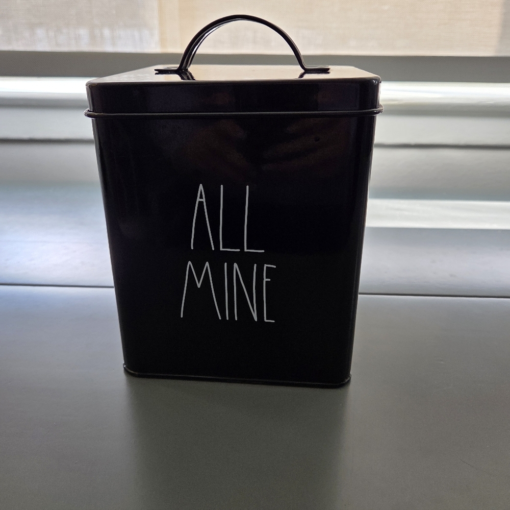 RAE DUNN "ALL MINE " Tin